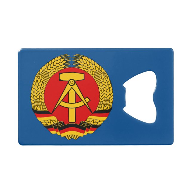 Abrebotellas De Tarjeta De Crédito Leipzig, DDR - Alemania Oriental (Anverso (Horizontal))