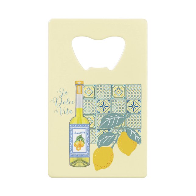 Abrebotellas De Tarjeta De Crédito Lemon Farm Retro (Anverso)