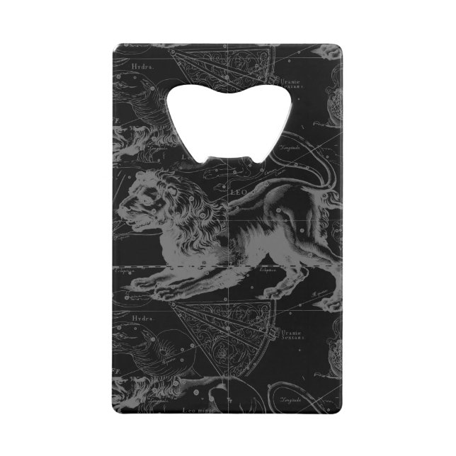 Abrebotellas De Tarjeta De Crédito Leo Constellation Hevelius 1690 Julio23 - Agosto 2 (Anverso)