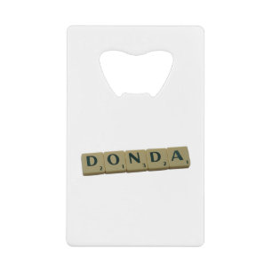 Abrebotellas De Tarjeta De Crédito Letra donda mosaicos