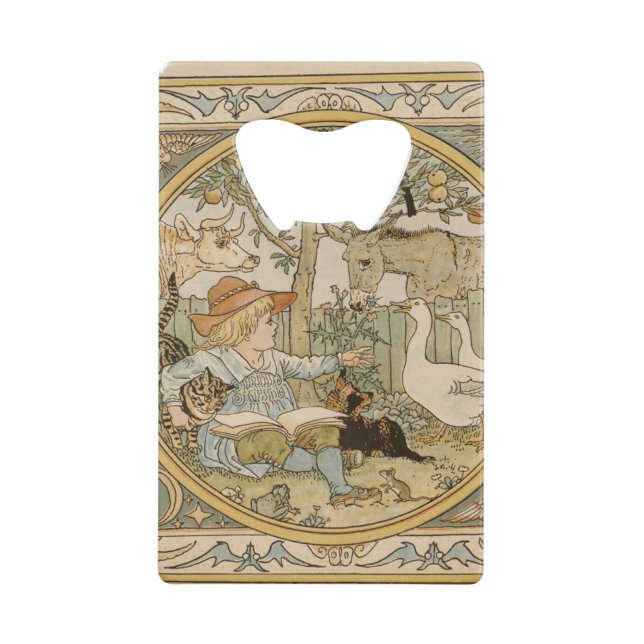 Abrebotellas De Tarjeta De Crédito Leyendo diversión (Reverso)