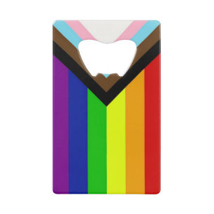 Abrebotellas De Tarjeta De Crédito LGBTQ+ Pride