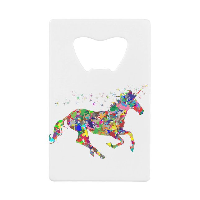 Abrebotellas De Tarjeta De Crédito Licorne Rainbow (Anverso)