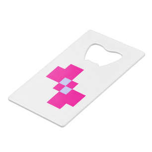 Abrebotellas De Tarjeta De Crédito Lindo lazo de píxel de 8 bits