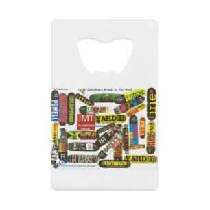 Abrebotellas De Tarjeta De Crédito LOS 11 MEJORES JMT Skateboards del Mundo