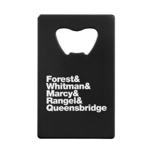 Abrebotellas De Tarjeta De Crédito Los proyectos