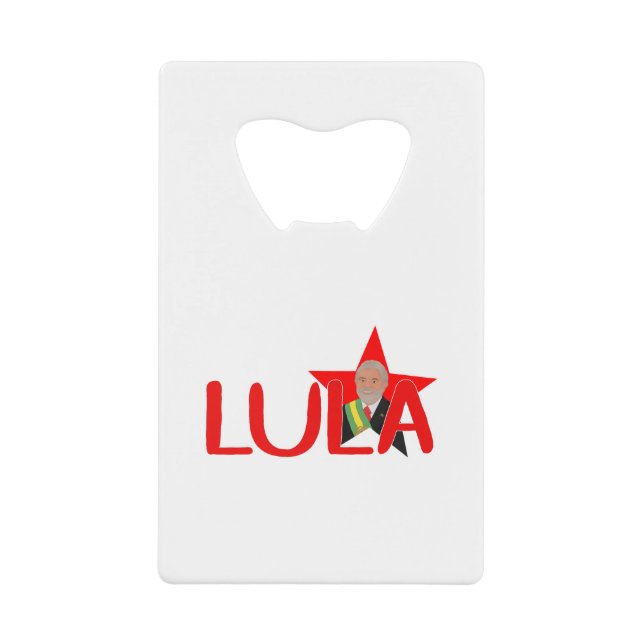 Abrebotellas De Tarjeta De Crédito Lula (Anverso)