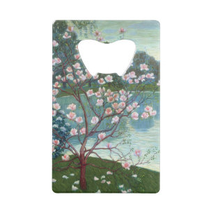 Abrebotellas De Tarjeta De Crédito Magnolia (aceite en lona)