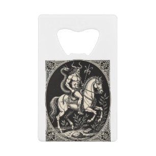 Abrebotellas De Tarjeta De Crédito Majestad del Guerrero Demonio Bathin