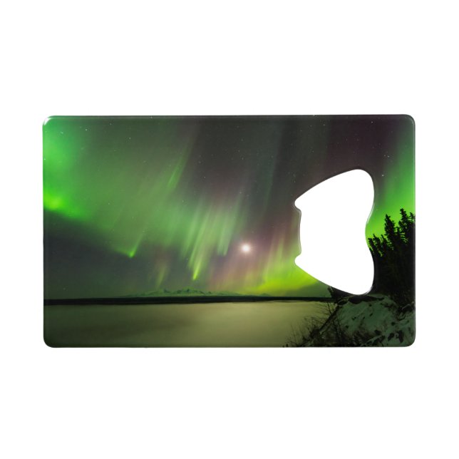 Abrebotellas De Tarjeta De Crédito Majestic Aurora (Reverso Horizontal)