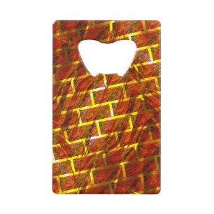 Abrebotellas De Tarjeta De Crédito ¿Mancha roja, raspada, grilla dorada o efecto ladr