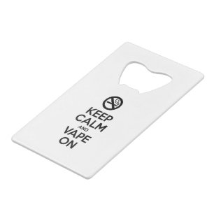 Abrebotellas De Tarjeta De Crédito Mantenga la calma y siga adelante ~ Auto-motivacio