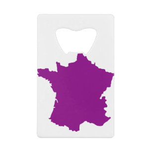 Abrebotellas De Tarjeta De Crédito Mapa de Francia País Europa