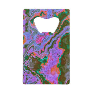 Abrebotellas De Tarjeta De Crédito Marble agrio