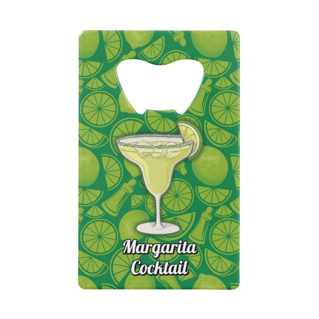 Abrebotellas De Tarjeta De Crédito Margarita (Anverso)