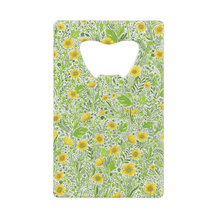 Abrebotellas De Tarjeta De Crédito Mariposas en blanco