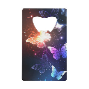 Abrebotellas De Tarjeta De Crédito Mariposas nocturnas brillantes