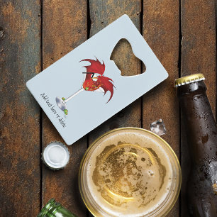Abrebotellas De Tarjeta De Crédito Martini Fantasy Red Dragon