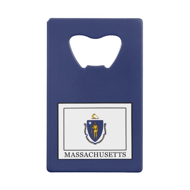 Abrebotellas De Tarjeta De Crédito Massachusetts (Anverso)
