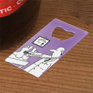 Abrebotellas De Tarjeta De Crédito Médica con pies de comprobación de estetioscopio