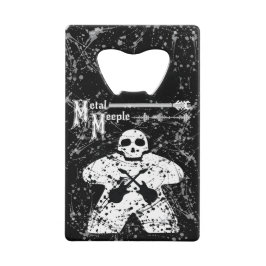 Abrebotellas De Tarjeta De Crédito Meeple metalizado - abrebotellas del cc