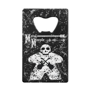 Abrebotellas De Tarjeta De Crédito Meeple metalizado - abrebotellas del cc