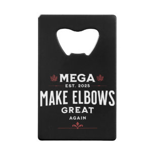 Abrebotellas De Tarjeta De Crédito MEGA HACER FERIADOS A Los Elbows De Nuevo, ¡Canada