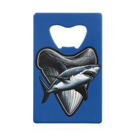 Abrebotellas De Tarjeta De Crédito Megalodon Tooth