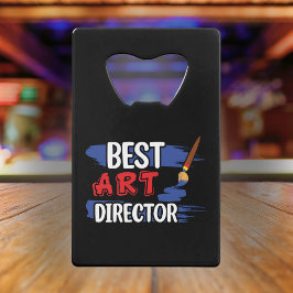 Abrebotellas De Tarjeta De Crédito Mejor director de arte - regalo de equipo de cine