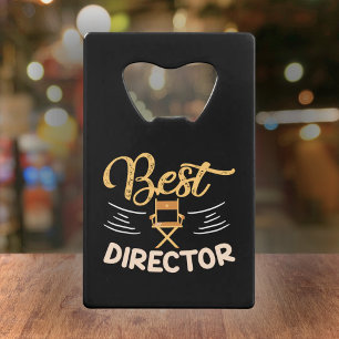 Abrebotellas De Tarjeta De Crédito Mejor Director - Regalo de cineasta