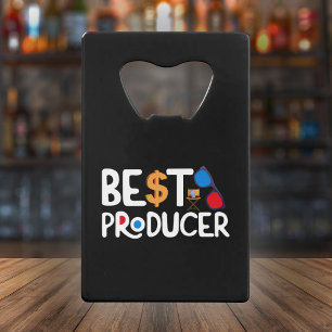 Abrebotellas De Tarjeta De Crédito Mejor Productor - Regalo de cineasta