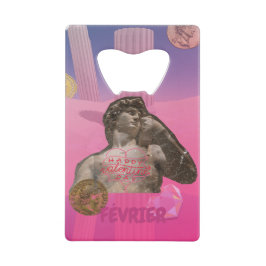 Abrebotellas De Tarjeta De Crédito Mikitiez Febrero pareja valentina roman french