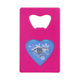Abrebotellas De Tarjeta De Crédito Mistical Ojo Floral Heart