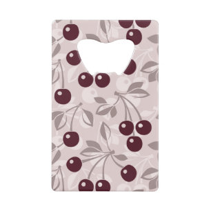 Abrebotellas De Tarjeta De Crédito Modele con las cerezas 2