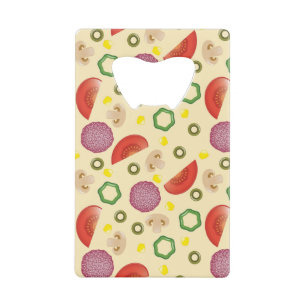 Abrebotellas De Tarjeta De Crédito Modelo 2 de la pizza