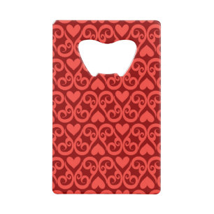 Abrebotellas De Tarjeta De Crédito Modelo de la tarjeta del día de San Valentín