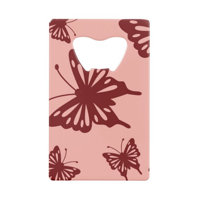 Abrebotellas De Tarjeta De Crédito modelo de mariposa 2 (Anverso)
