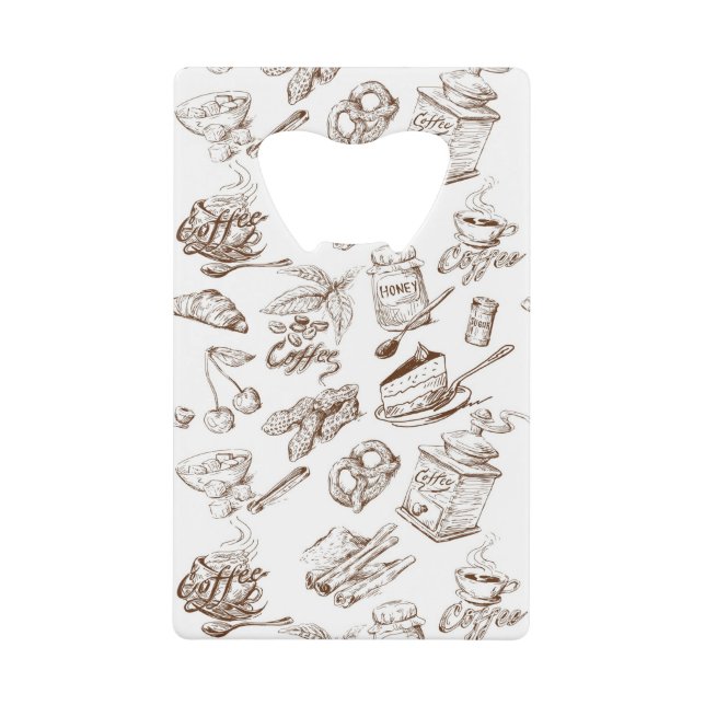 Abrebotellas De Tarjeta De Crédito Modelo de papel (Anverso)