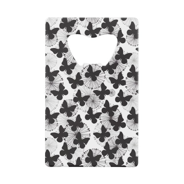 Abrebotellas De Tarjeta De Crédito modelo de una mariposa (Anverso)