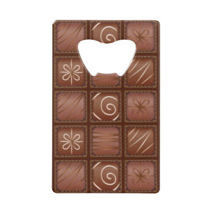 Abrebotellas De Tarjeta De Crédito Modelo del chocolate