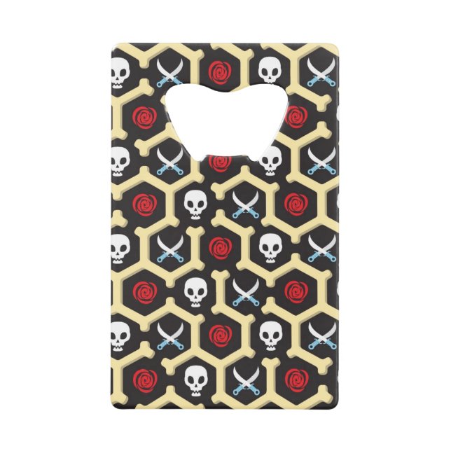 Abrebotellas De Tarjeta De Crédito Modelo del tema del bandido (Anverso)