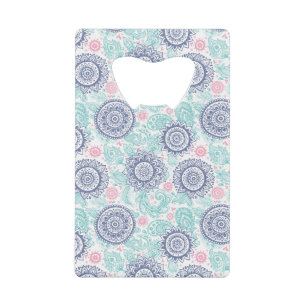 Abrebotellas De Tarjeta De Crédito Modelo étnico de Paisley