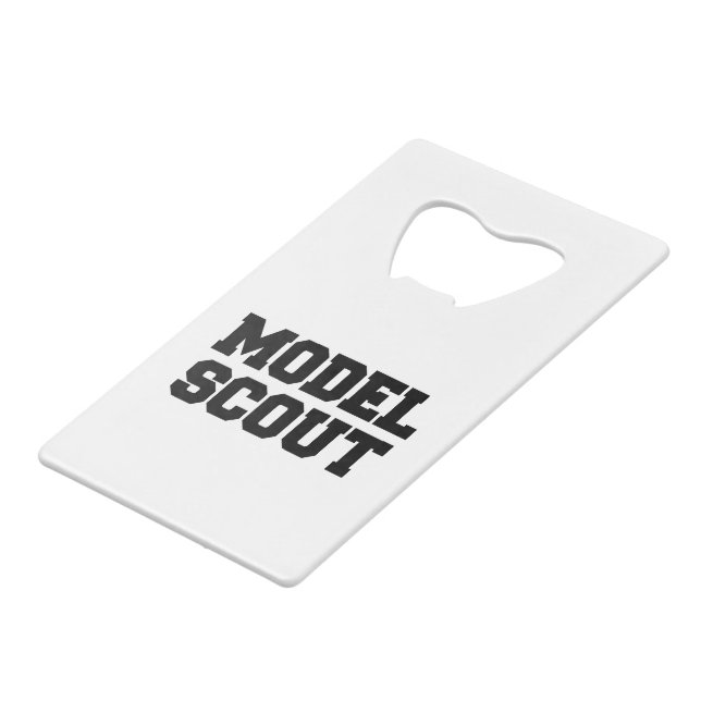 ABREBOTELLAS DE TARJETA DE CRÉDITO MODELO SCOUT (Ángulo frontal)