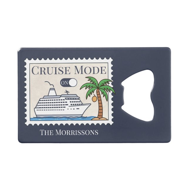 Abrebotellas De Tarjeta De Crédito Modo de crucero personalizado (Anverso (Horizontal))