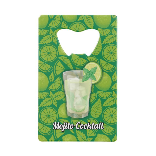 Abrebotellas De Tarjeta De Crédito Mojito (Anverso)