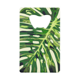 Abrebotellas De Tarjeta De Crédito Monstera Sale Botella Abriendo Verde