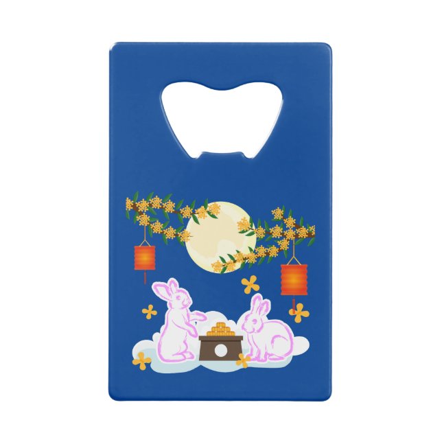 Abrebotellas De Tarjeta De Crédito Moonakes Osmanthus Festival de Mediados de Otoño M (Anverso)