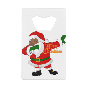 Abrebotellas De Tarjeta De Crédito moreno santa claus