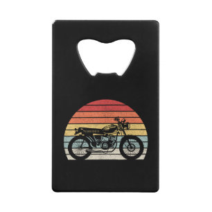 Abrebotellas De Tarjeta De Crédito Moto retro vintage