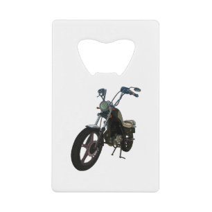 Abrebotellas De Tarjeta De Crédito Motocicleta clásica de época